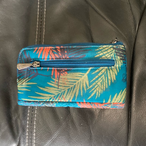 Lug Tram Wallet in Tropical Ocean - Picture 2 of 3